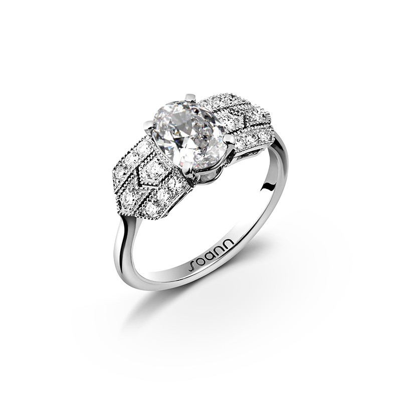 Bague Charleston diamant