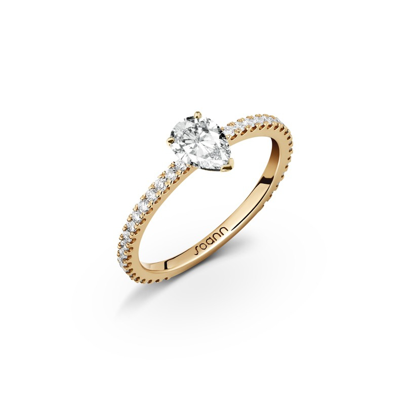 Solitaire Harmonie poire