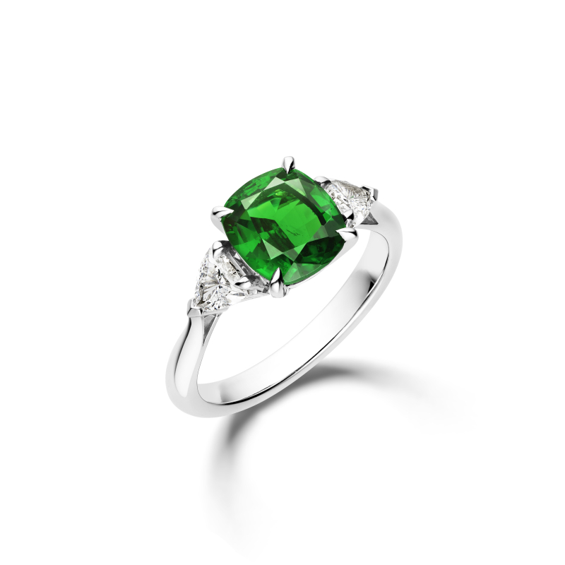 Bague Corner tsavorite