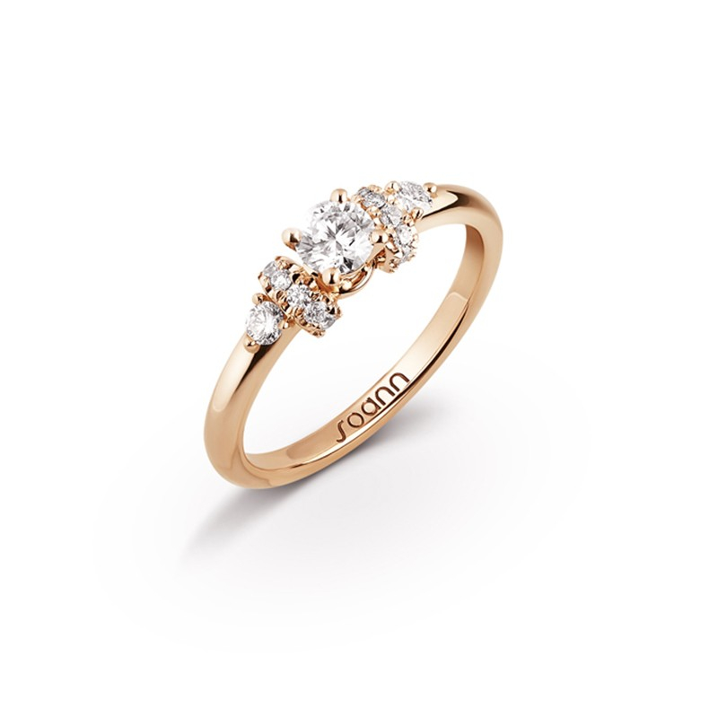 Solitaire Bouquet Valériane diamant