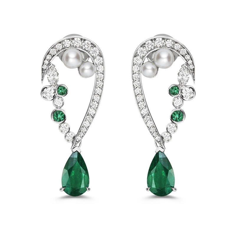Boucles d'oreilles Méandre Hina