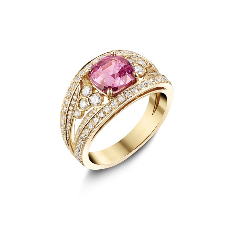 Bague Valériane saphir rose