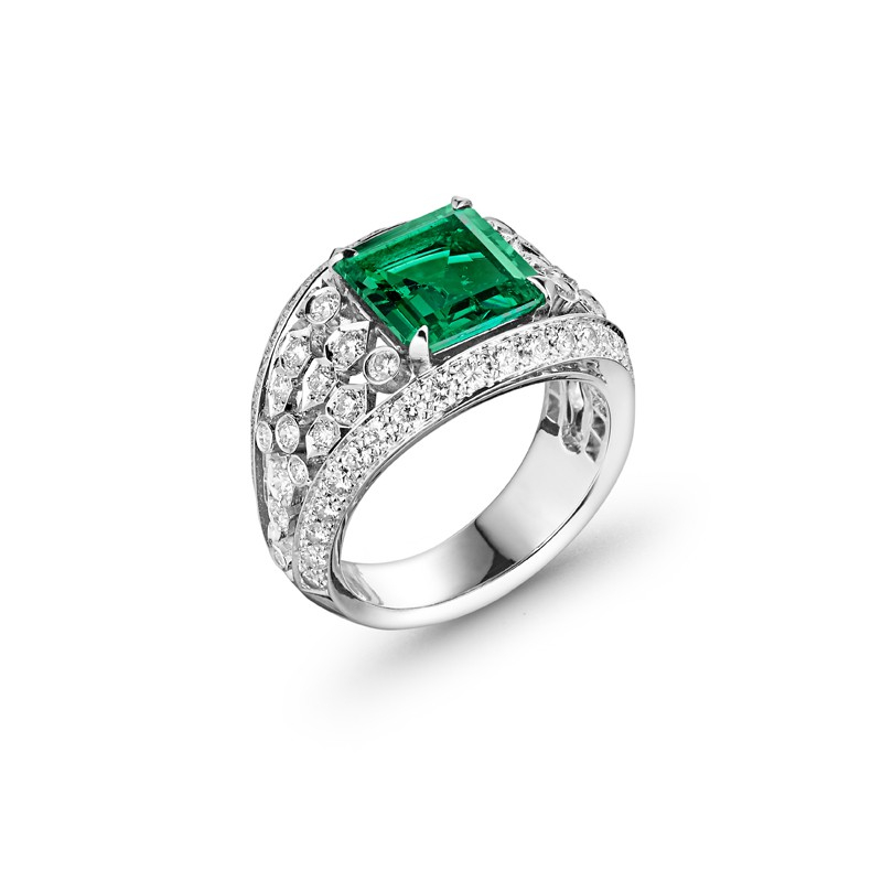 Bague Constellation émeraude
