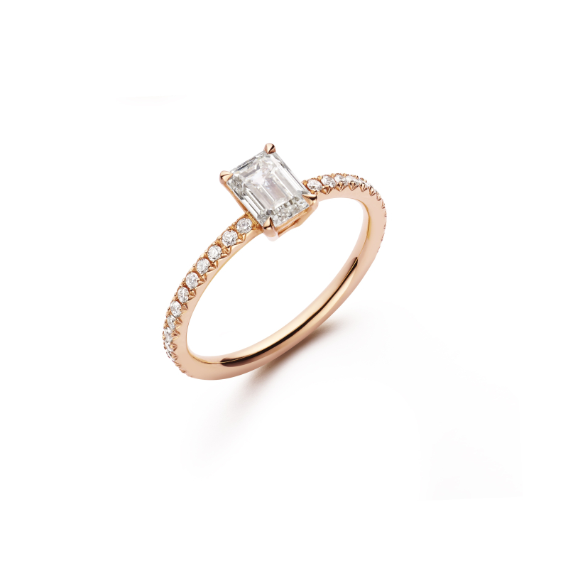 Solitaire Harmonie Émeraude