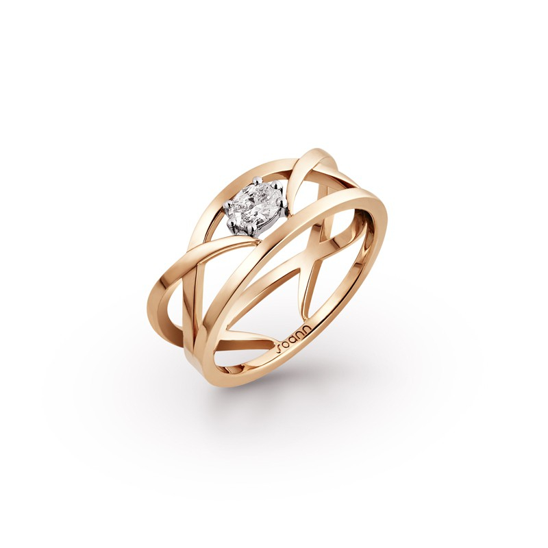 Bague Méandre Volute ovale